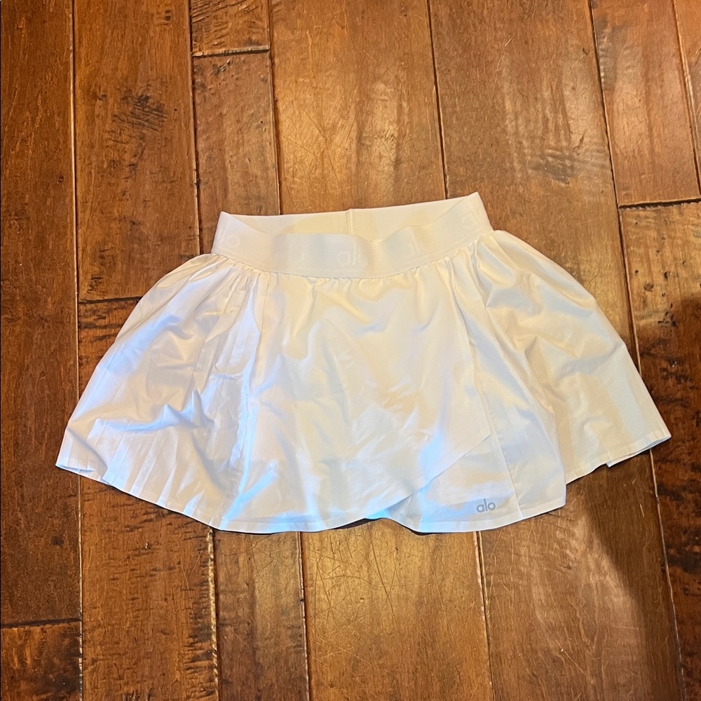 ALO Yoga white Mini Skirt